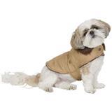 Fashion Pet™ Faux Suede Blanket Coat Camel 67420b