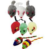 Booda® Soft Bite™ Mice Cat Toys 12 pack 7141e