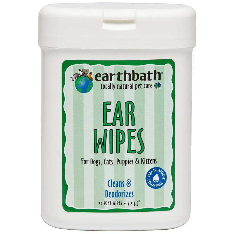 Earthbath Ear Wipes, 25ct 14730