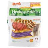 Nylabone® Healthy Edibles® Chicken and Roast Beef 4.5 inch Regular Bones 70534