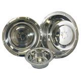 Embossed Pawprint Stainless Dish 13530b
