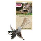 Kong® Naturals Straw Cone with Feathers 15641