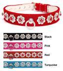 Collar Craft Star-lite Jeweled Velvet Dog Collar 2762E