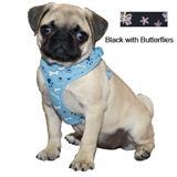 Coastal® Li'l Pals™ Mesh Harness Black With Butterflies 3/8 inch x 10 inch - 16 inch 308001