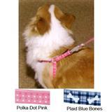 Plaid Bones/Polka Dot Harnesses for Dogs 3360b