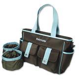 Petmate® Designer Travel Pet Bag Set Spa Teal & Espresso 373212