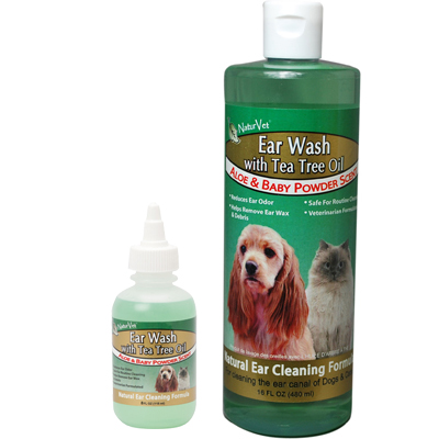 NaturVet ® Ear Wash With Tea Tree Oil 42011b