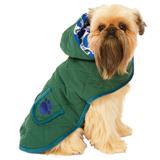 Fashion Pet™ Green Quilted Paw Blanket Coat XSmall (8") 652002