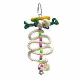 Zoo-Max® Twisting Bird Toy 8 inch x 2 inch 8847