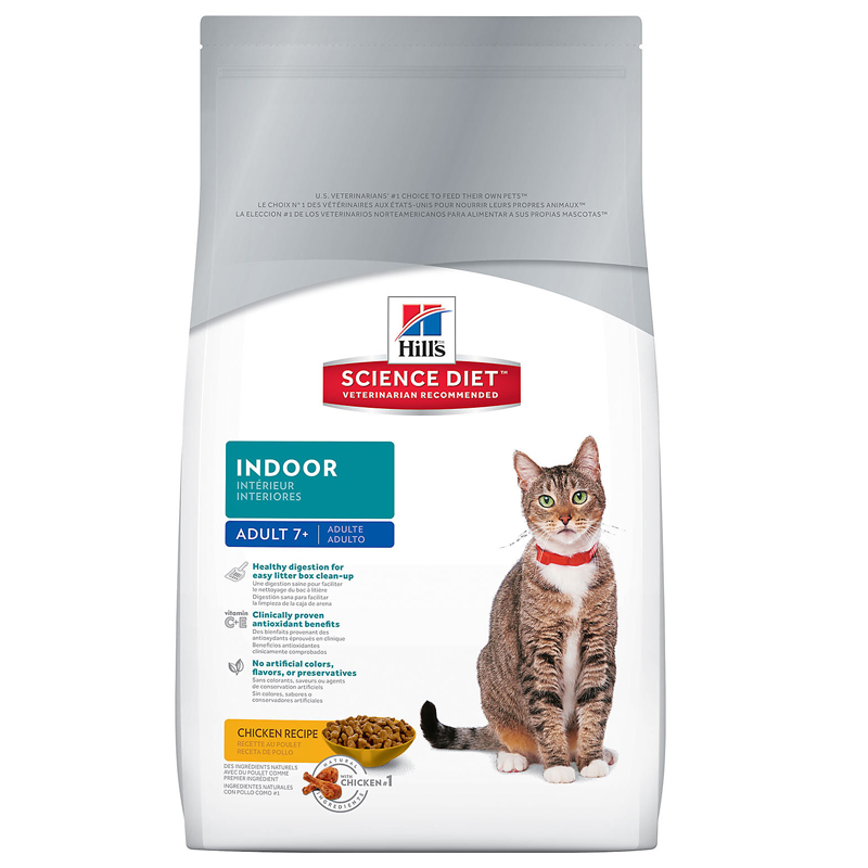 Hills® Science Diet® Indoor Mature Adult Cat Food 3.5 lbs. 92316
