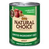 Nutro® Natural Choice® Limited Ingredient Diet Adult Lamb & Rice Formula 12.5 oz. 92656
