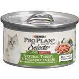 Purina® Pro Plan® Selects® Natural Turkey and Wild Rice Entrée for Adult Cats 3 oz. 98566