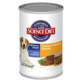 Hills® Science Diet® Savory Chicken Entrée Mature Adult 7+ Dog Food 13 oz. 92305