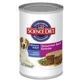Hill's® Science Diet® Gourmet Beef Entrée Mature Adult 7+ Dog Food 13 oz. 92306