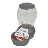 Petmate® Replendish™ Brushed Nickel Feeders and Waterers 147402b