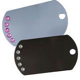 Personalized Diva Millitary Style Pet Tags 4603e
