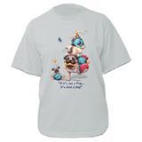 It's Not Just a Dog Ash Colored A-G T-Shirts Large & Extra Large 46655ALe
