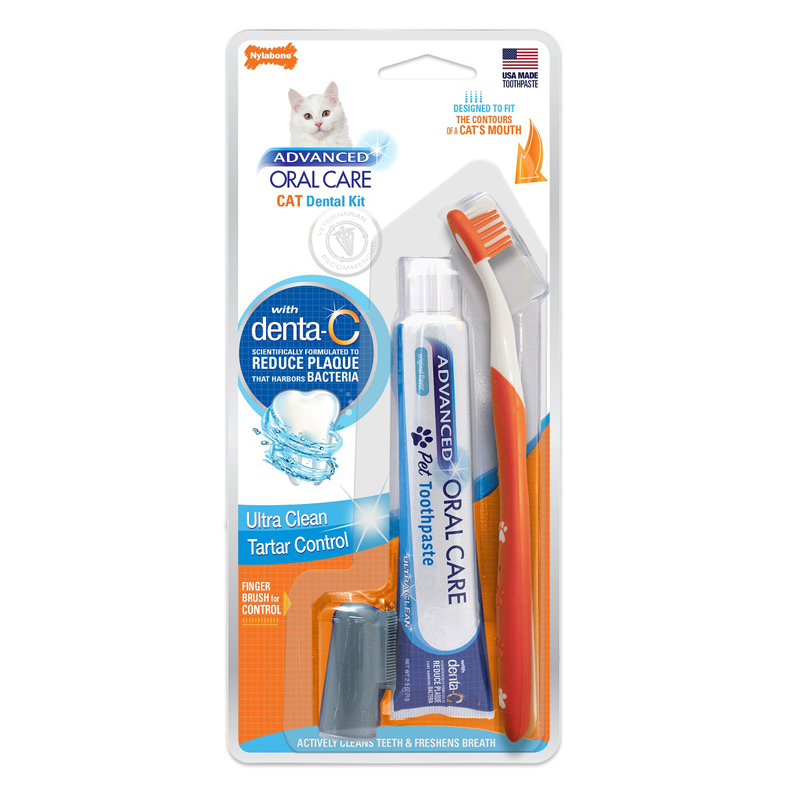 Nylabone® Advanced Oral Care™ Dental Kit for Cats 408878