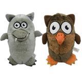 ASpen Pet® Grunts™ Bat and Owl Dog Toys 632302b