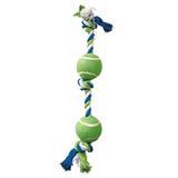 Dogit® Multicolored  2 Ball Rope Tug Dog Toy I000295
