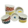Petrageous®  Think Dots Stoneware Pet Bowls I000689b