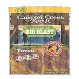Canyon Creek Ranch®  Big Blast®  Pork Skin Twists with Duck Jerky with Chicken Liver I001519b