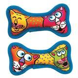 Petmate® Fat Cat Mini Squeaker Bones 2pk Dog Toy I002137