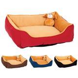 Petmatet® Best Buddy Lounger Cuddler Bed w/Free Matching Toy, 20" x 17" I002142