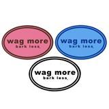 Cloud Star® Wag More Bark Less® Bumper Stickers I002330b