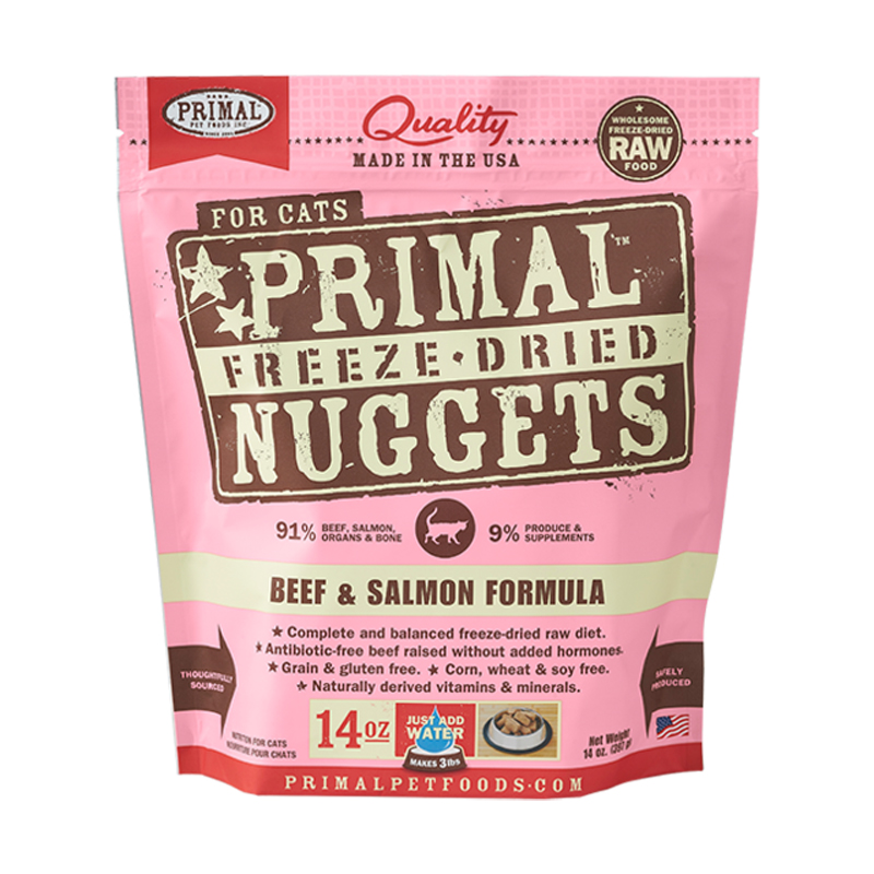 Primal™ Freeze-Dried Beef & Salmon Formula for Cats 14 oz. I002459