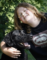 Tony Bailey and Jake, the Lab that kept Tony from being swept away in the Platte River. (Photo: Rebecca S. Gratz/The World-Herald)