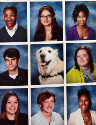 Prince is honored in the school yearbook at Portage High School in Portage, Indiana.