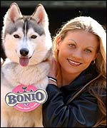 Rio and her owner Michelle Smart.