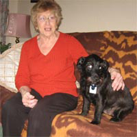 Tia with Sonia Rampley.
