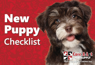 New Puppy Checklist