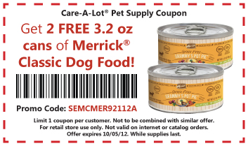 Merrick cat food coupon sale
