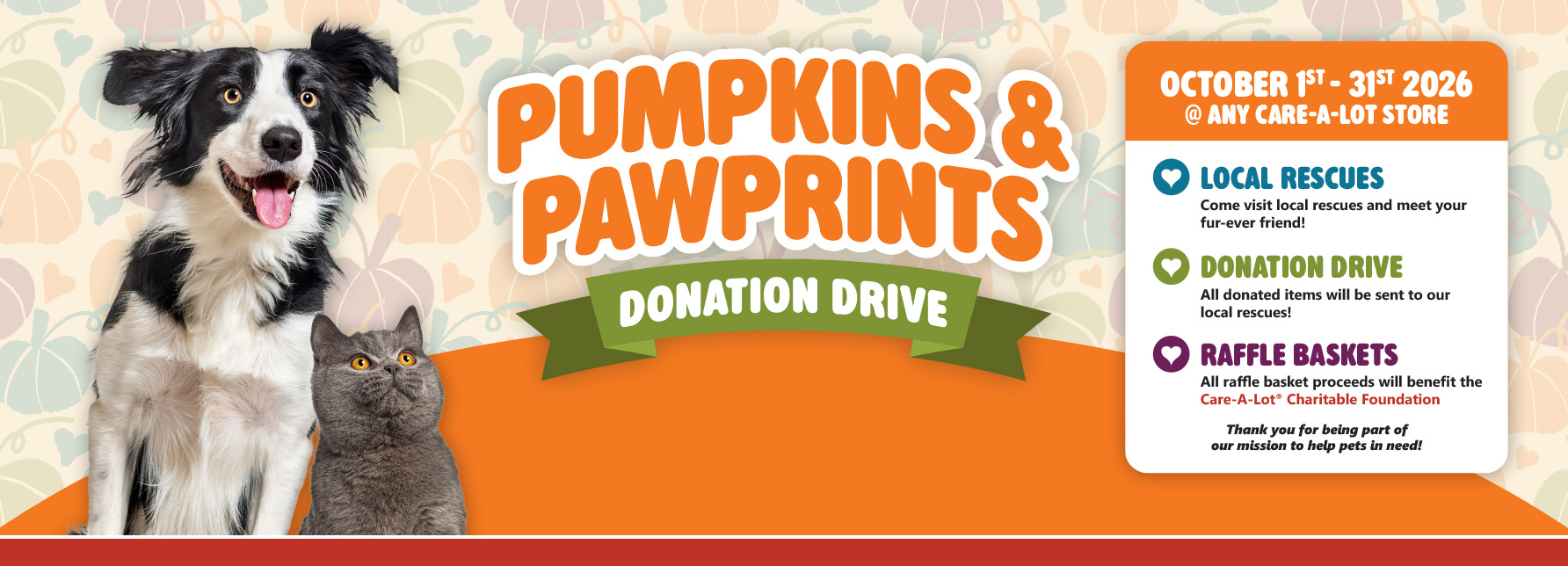 Pumpkins & Pawprints