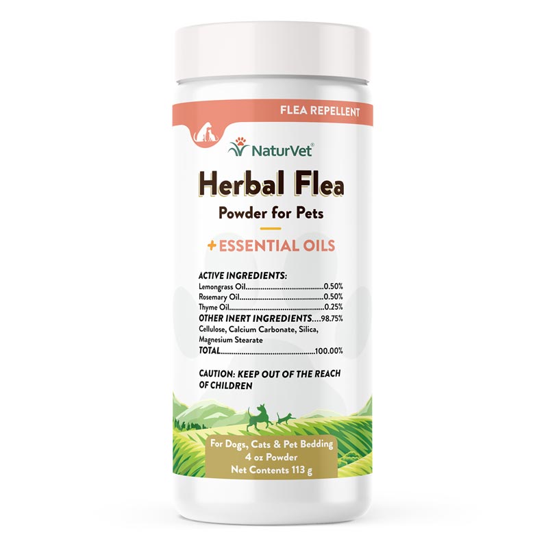 NaturVet&#174; Herbal Flea™ &amp; Tick Repellents Hertal Flea Powder 4 oz. 2691