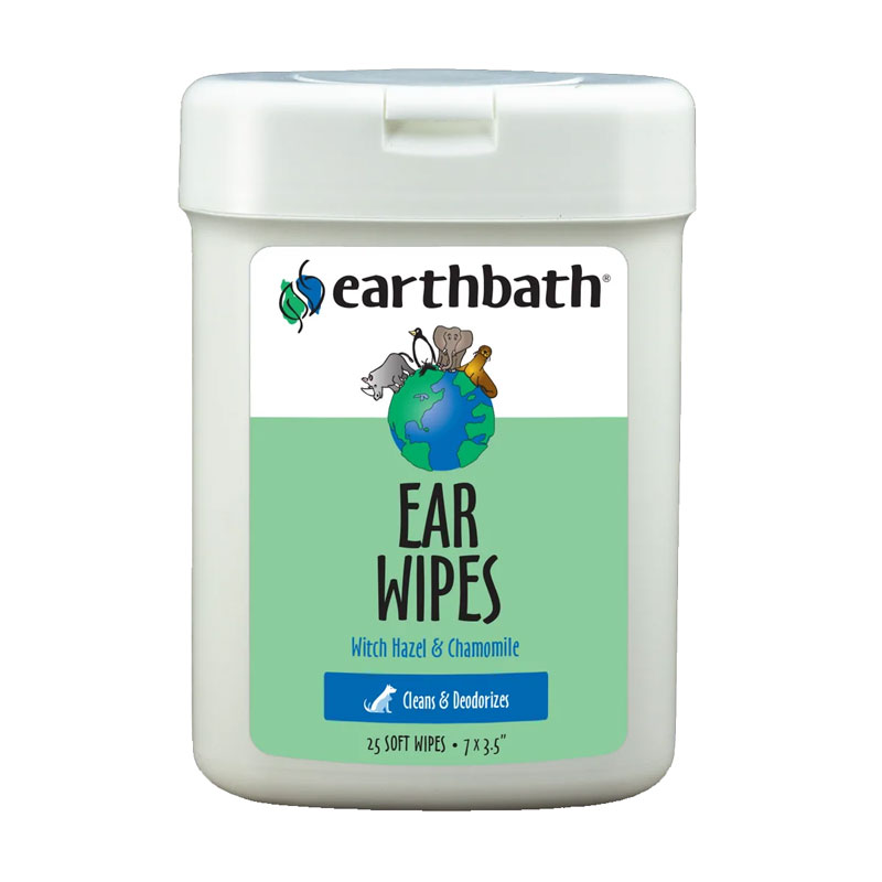 Earthbath Ear Wipes, 25ct 14730
