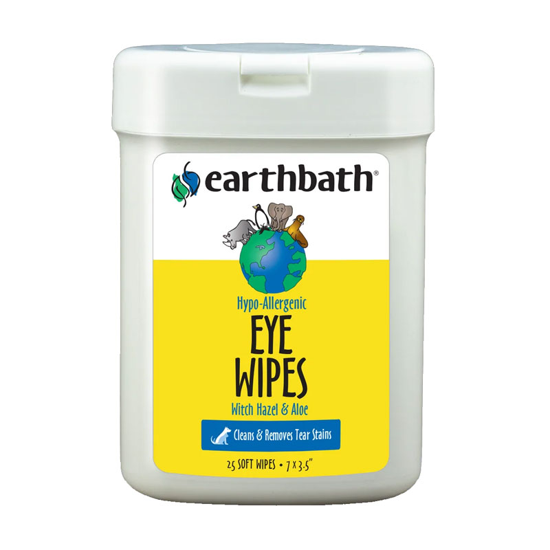 Earthbath Eye Wipes, 25ct 14731