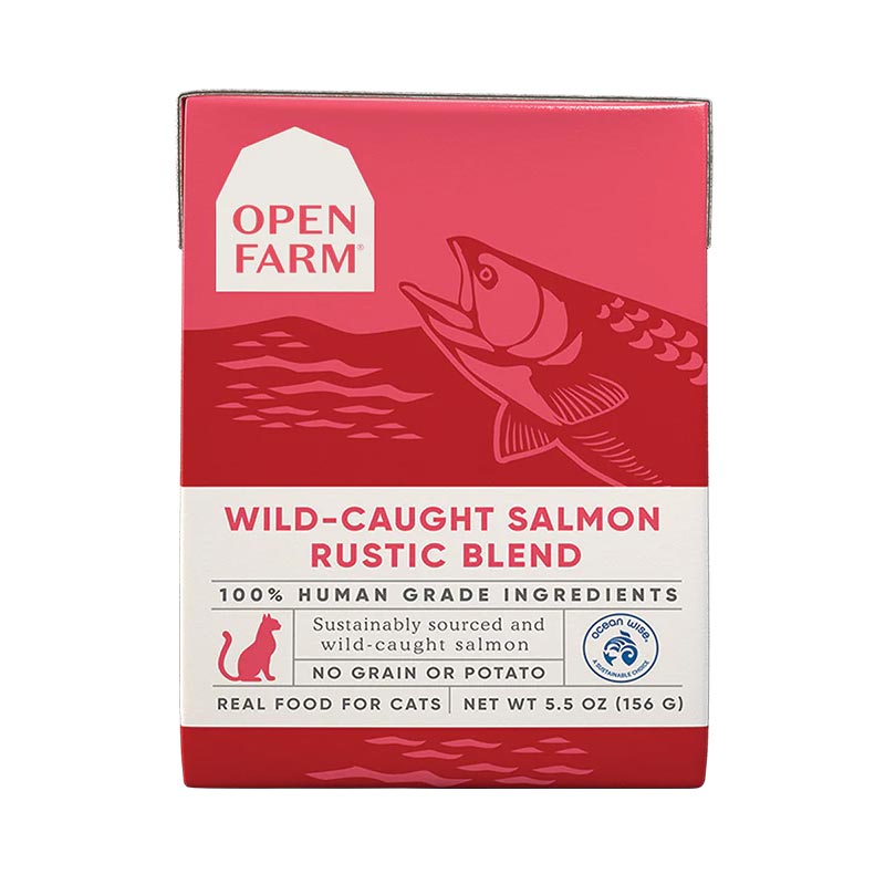 Open Farm Wild-Caught Salmon Rustic Blend Wet Cat Food 5.5 oz