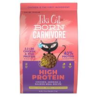 Tiki Cat Born Carnivore High Protein Chicken, Herring &amp; Salmon Meal Recipe 2.8lbs I032677