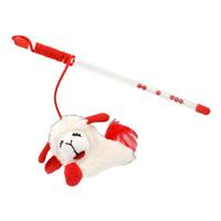 Multipet Lamb Chop Refillable Catnip Wand 12in I033600