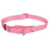 Coastal No Slip Adjustable Nylon Dog Collar Pink Bright 3/4&quot; x 14&quot; - 20&quot; 315234