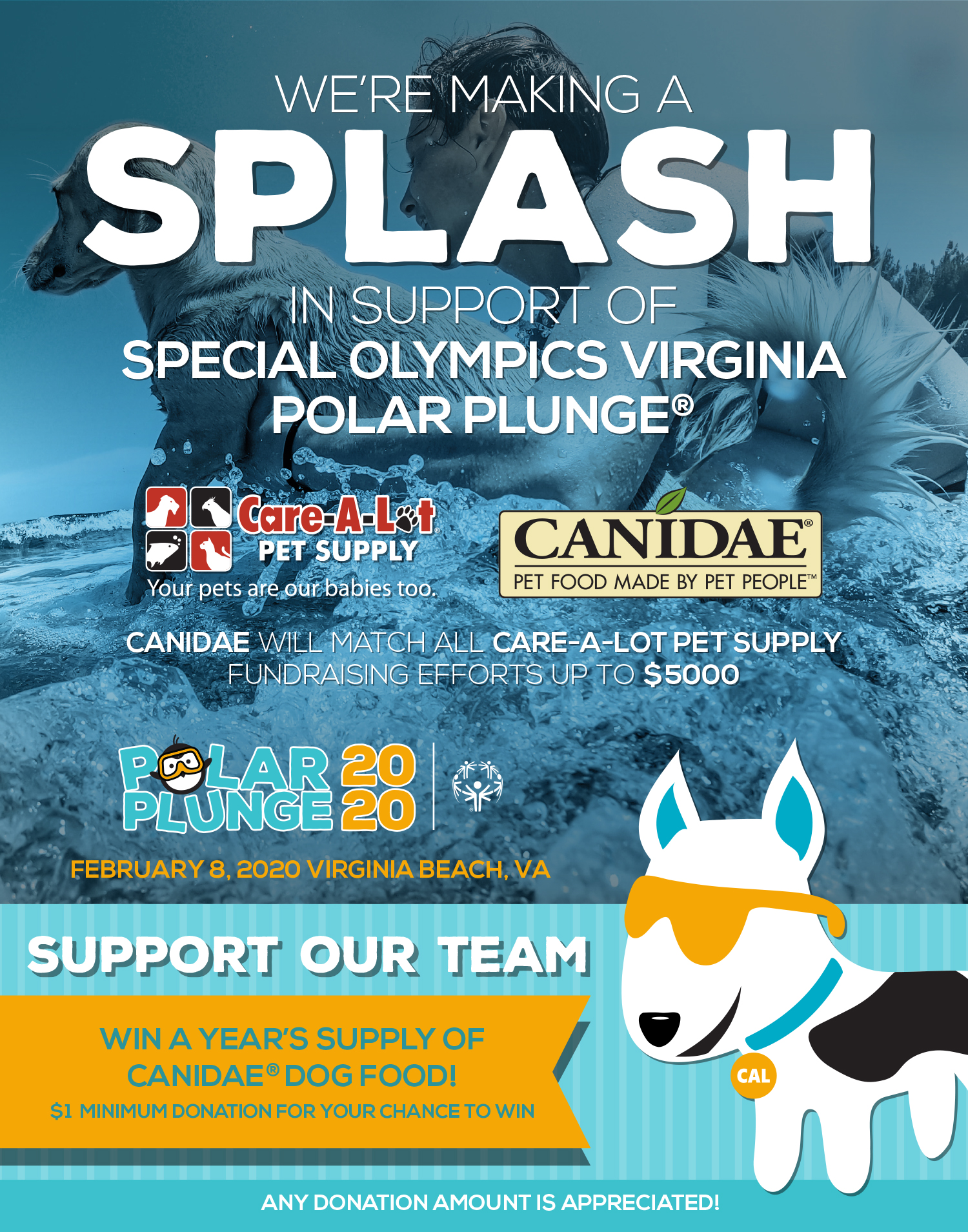 Care-a-lot and the Polar Plunge