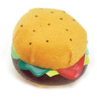 Coastal Li’l Pals Plush and Vinyl Burger Dog Toy 3.5 in 12812