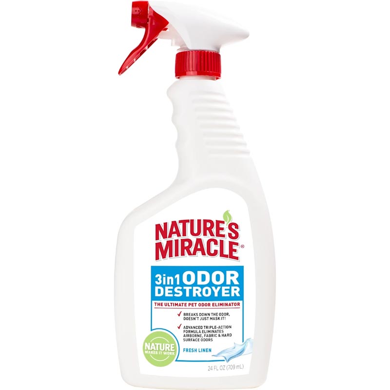 Nature&#39;s Miracle&#174; 3n1 Odor Destroy Fresh Linen 24 oz.  159712