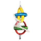 Prevue Pet&#174; Tropical Teaser Sisal Hoops Bird Toy 17759