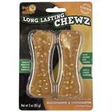 Pet &#39;n Shape&#174; Long Lasting Chewz Dog Treats Bone 4&quot; 2 pack  38012
