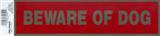 Beware of Dog Sign 2 inches x 8 inches 848664